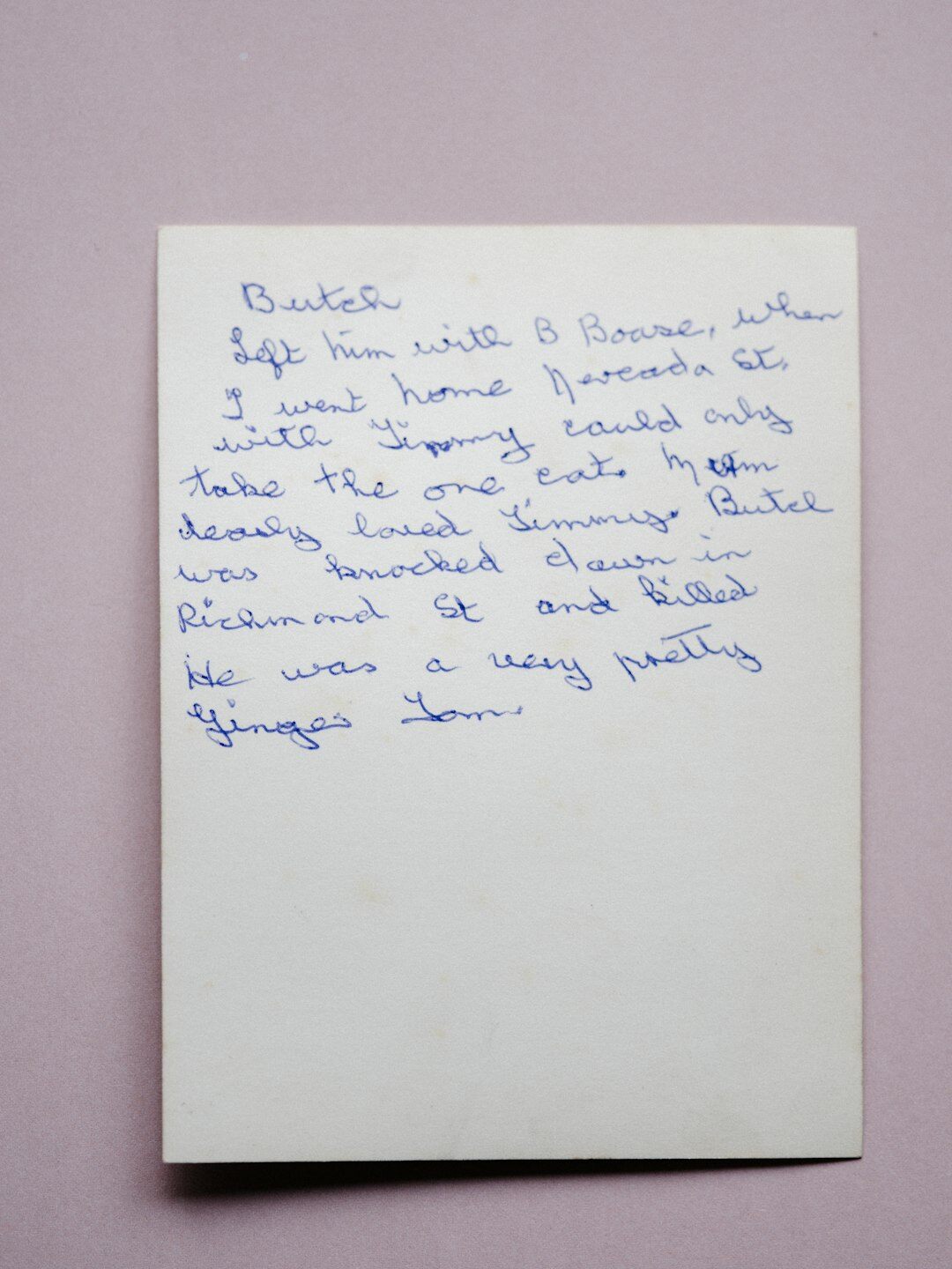 old handwritten letter